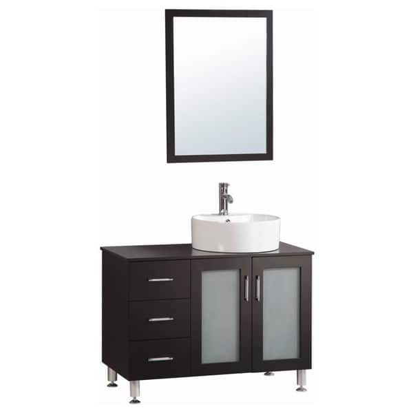 Shop Belvedere Espresso Modern Freestanding 40 Inch Bathroom