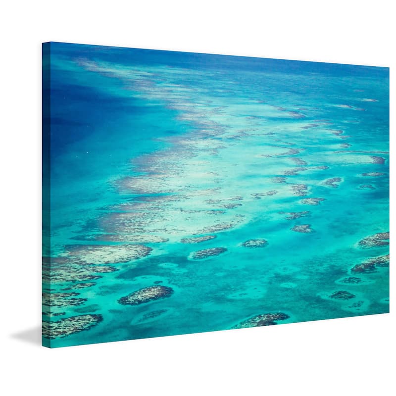 Marmont Hill - 'Ocean Rocks' Painting Print on Wrapped Canvas - Multi-Color