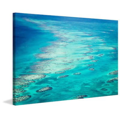 Marmont Hill - 'Ocean Rocks' Painting Print on Wrapped Canvas - Multi-Color