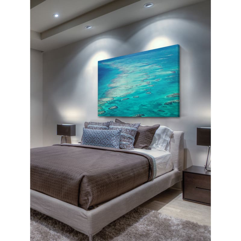 Marmont Hill - 'Ocean Rocks' Painting Print on Wrapped Canvas - Multi-Color
