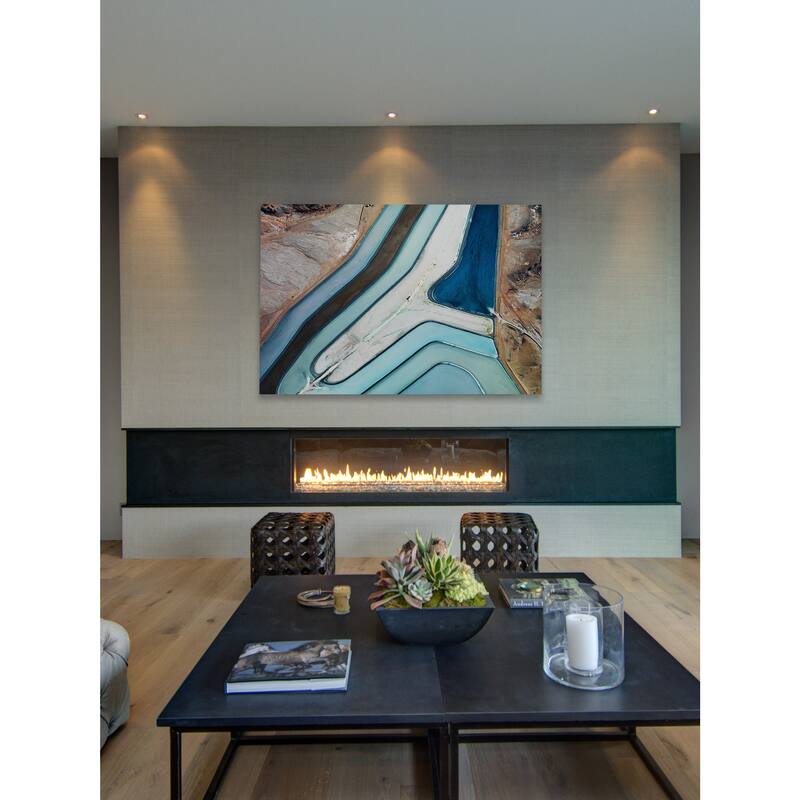 Marmont Hill - 'Winding River' Painting Print on Wrapped Canvas - Multi-Color
