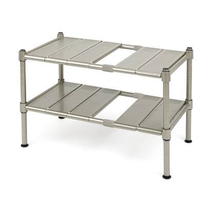 Seville Classics Expandable Sink Shelf With Perforated Panels