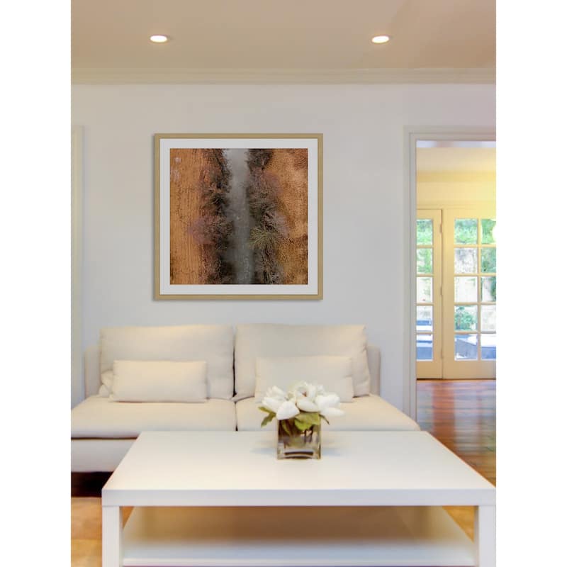 Marmont Hill - 'Marshy Path' by Karolis Janulis Framed Painting Print - Multi-Color