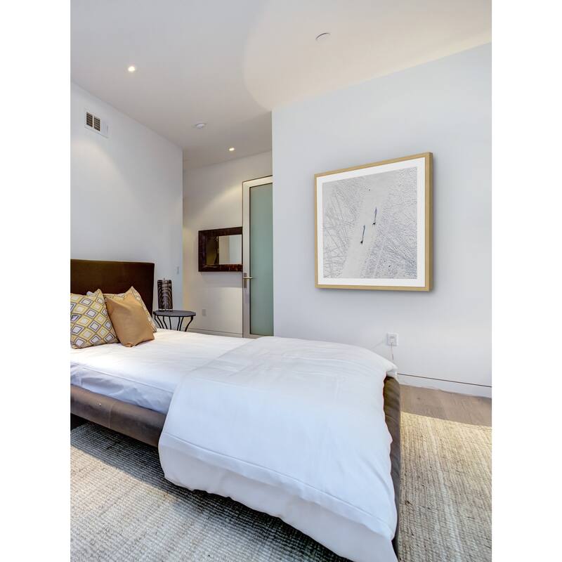 Marmont Hill - 'Two Travelers' by Karolis Janulis Framed Painting Print - Multi-Color