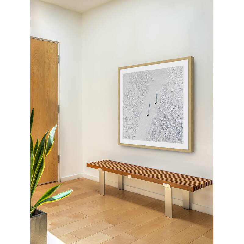 Marmont Hill - 'Two Travelers' by Karolis Janulis Framed Painting Print - Multi-Color