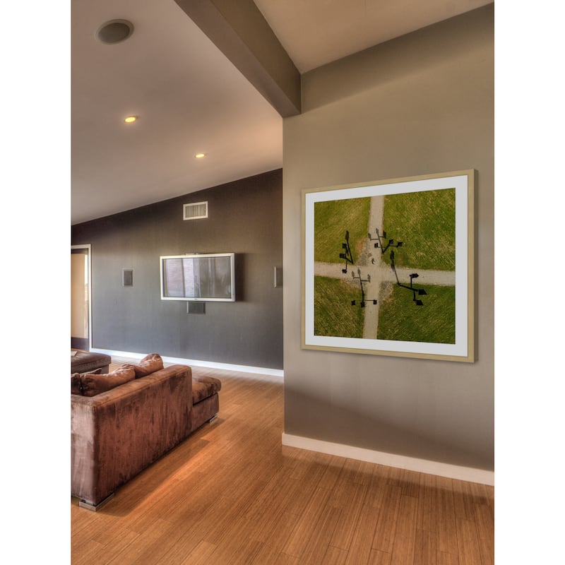 Marmont Hill - 'Weather Vanes' by Karolis Janulis Framed Painting Print - Multi-Color