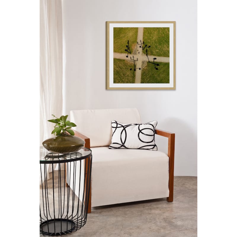 Marmont Hill - 'Weather Vanes' by Karolis Janulis Framed Painting Print - Multi-Color