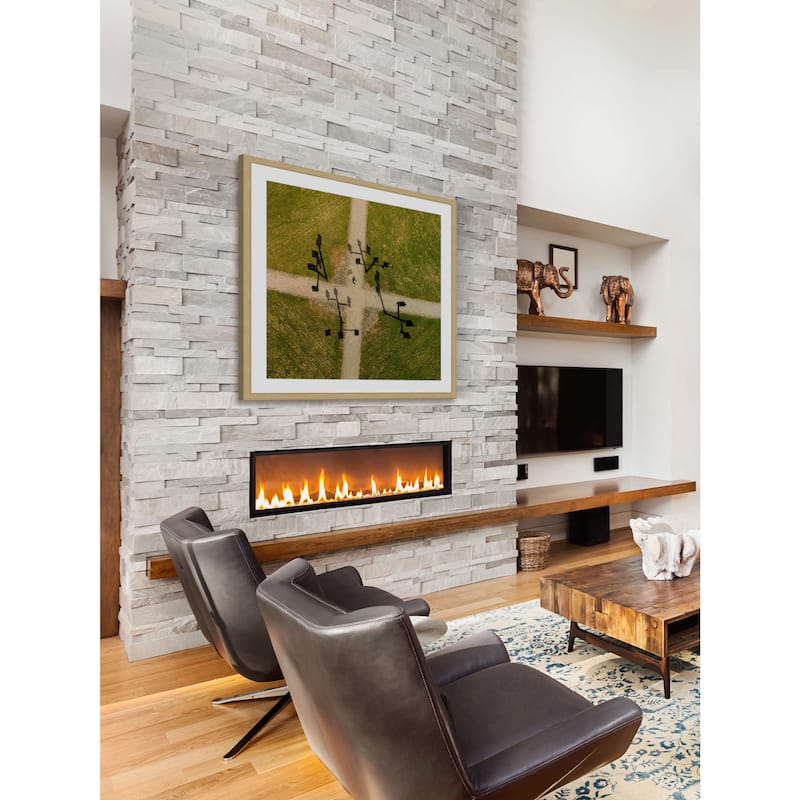Marmont Hill - 'Weather Vanes' by Karolis Janulis Framed Painting Print - Multi-Color