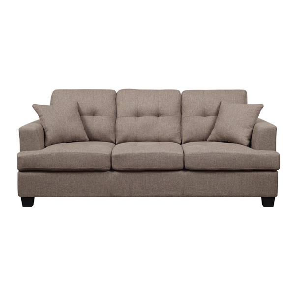 Clearview Brown Microfiber Contemporary Sofa Free Shipping Clearview Brown Microfiber Contemporary Sofa Free Shipping Today 12806095