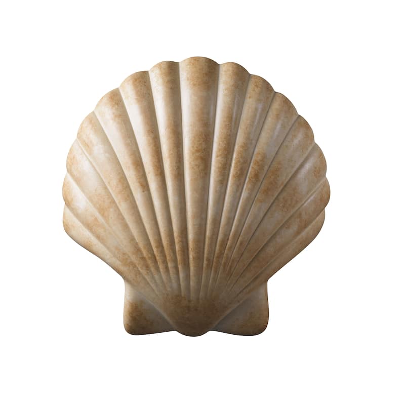 Justice Design Ambiance ADA Scallop Shell Wall Sconce