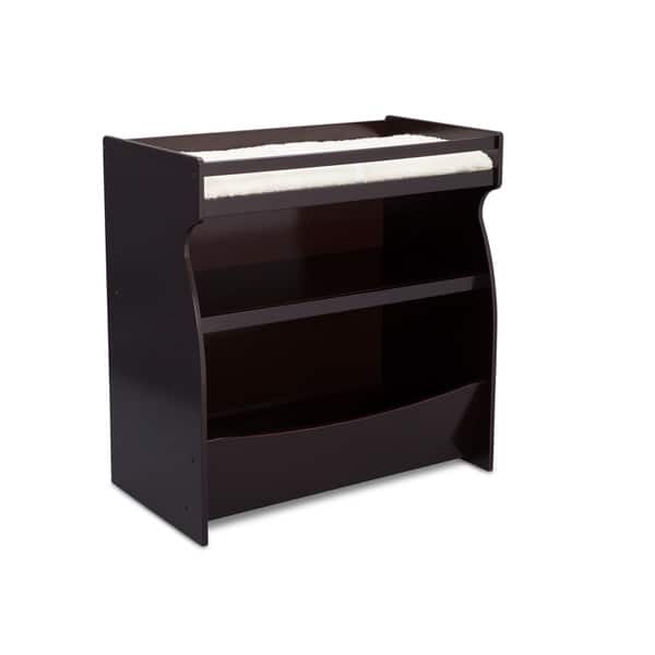 Shop Delta Children Brown Mdf 2 In 1 Changing Table And Storage