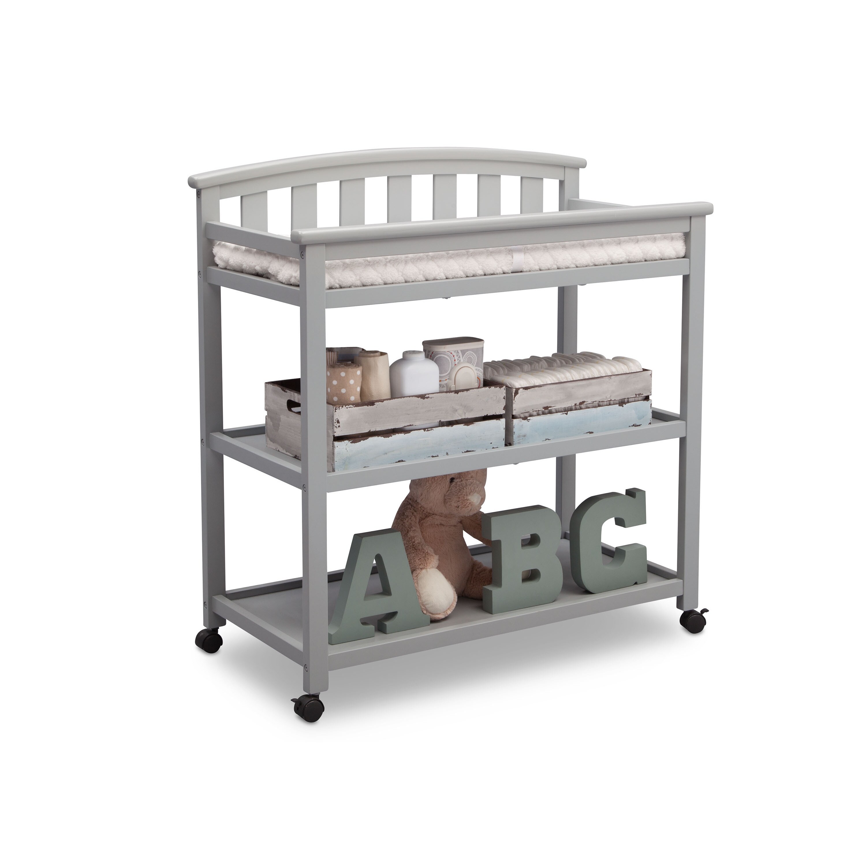 rolling changing table