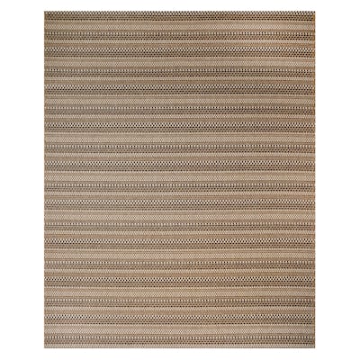 Studio by Brown Jordan Jennings Chestnut/ Black Polypropylene Area Rug - Beige/Black