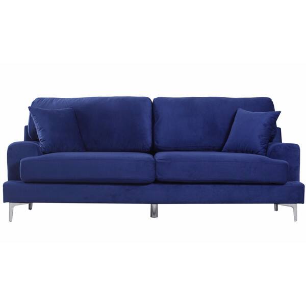 Shop Ultra Modern Plush Velvet Living Room Sofa Free Shipping