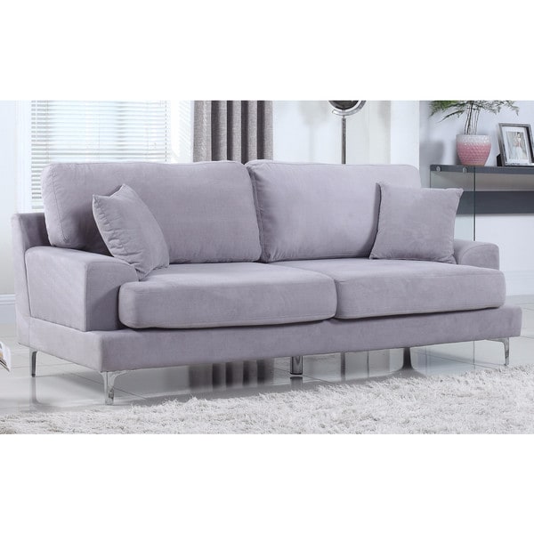 Ultra Modern Plush Velvet Living Room Sofa Free Shipping Ultra Modern Plush Velvet Living Room Sofa