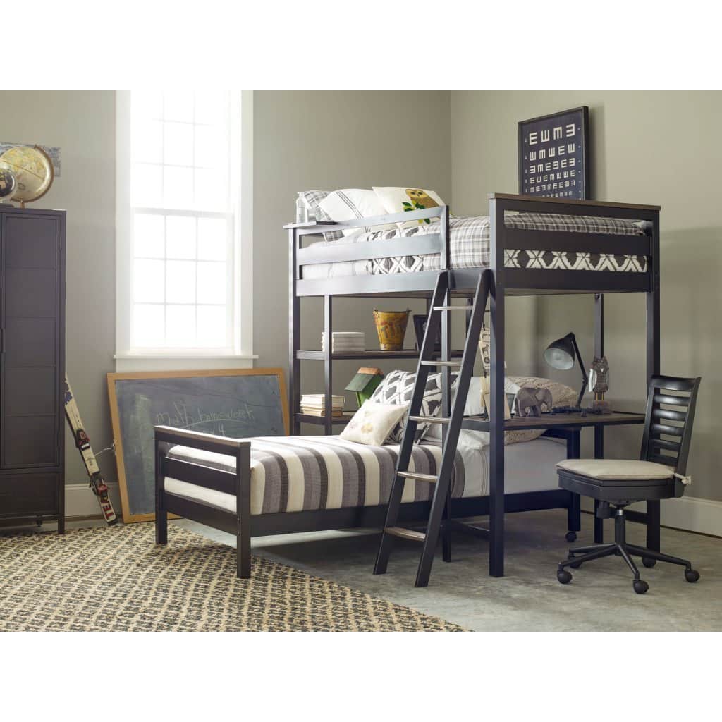 Chalkboard Stain Wood Twin-size Bunk Bed