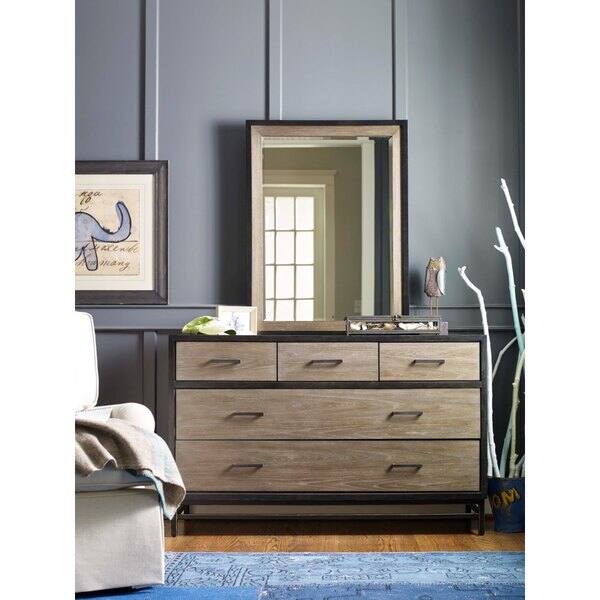 Shop Universal Brown Wooden 5 Drawer Dresser Free Shipping Today