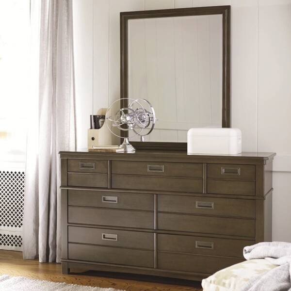 Shop Varsity Grey Wood 6 Drawer Dresser Free Shipping Today