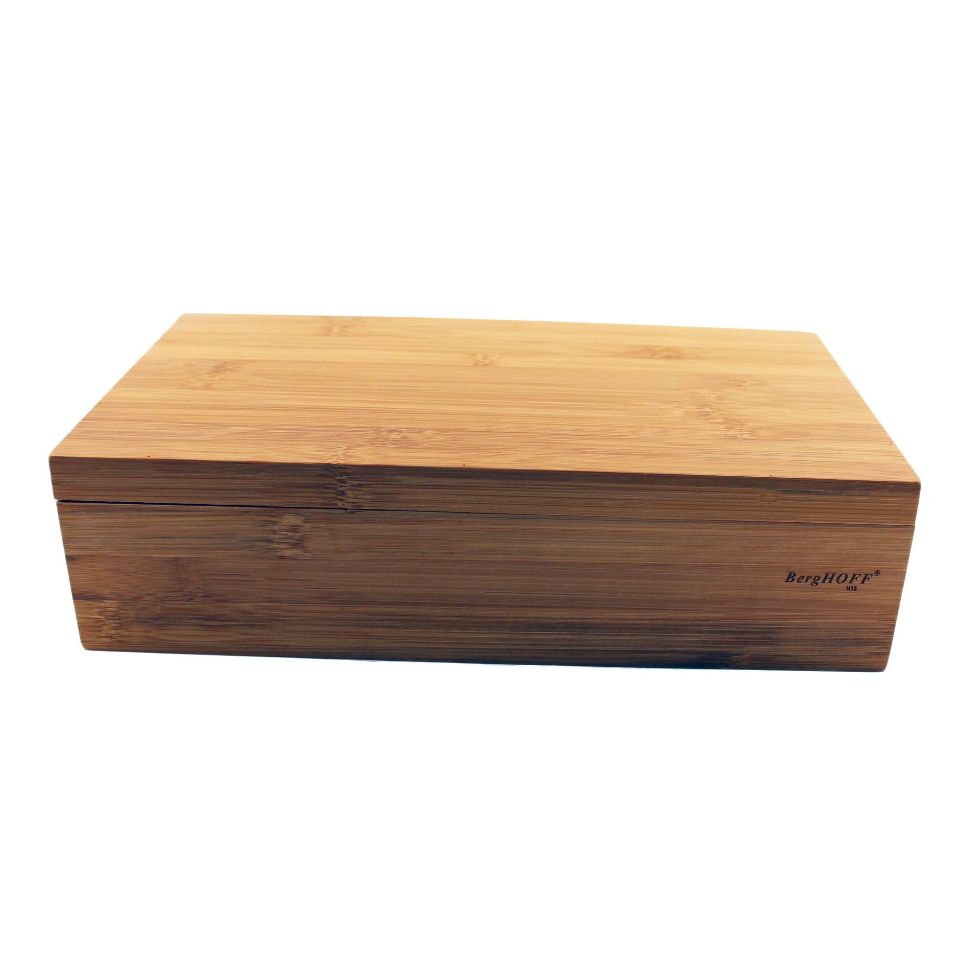 Brown Bamboo Wood Tea Box Bed Bath & Beyond 12807228