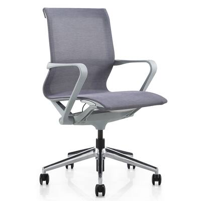 M1 Grey Mesh Executive Mid-back Office Chair