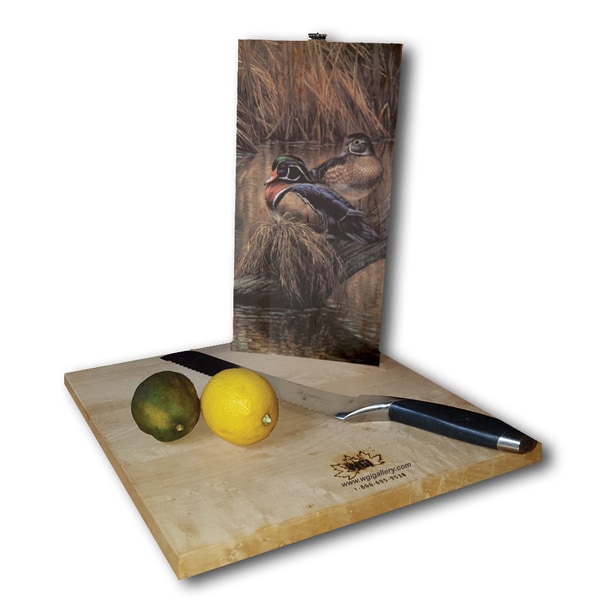 WGI Gallery Back Waters Wood Duck Wood Cutting Board ...