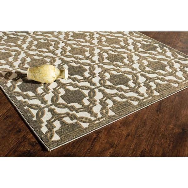 Riley Collection Sebastian Ivory Blue Tan Grey Area Rug Overstock 12807609