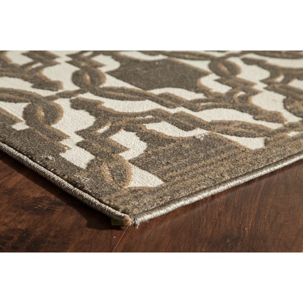 Riley Collection Sebastian Ivory Blue Tan Grey Area Rug On Sale Overstock 12807609