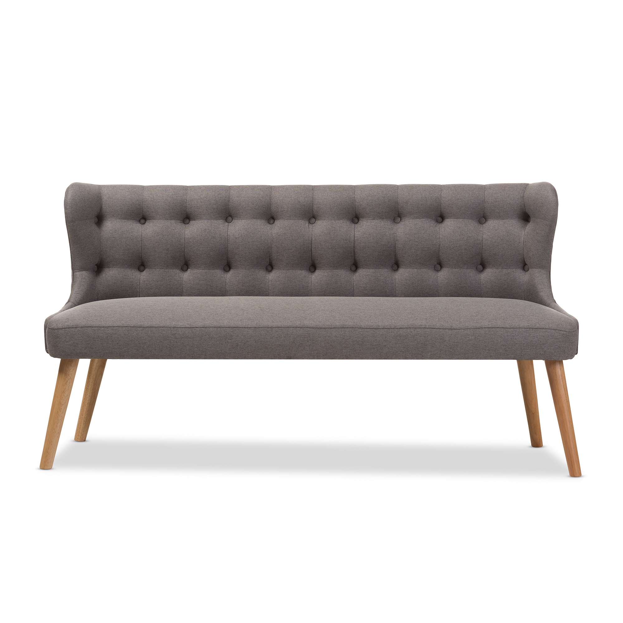 verken mid century modern settee bench