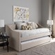 preview thumbnail 1 of 19, Baxton Studio Kallikrates Modern Daybed with Trundle Bed