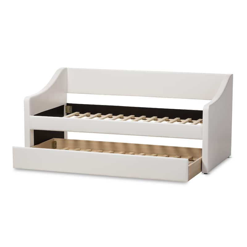 Baxton Studio Kallikrates Modern Daybed with Trundle Bed