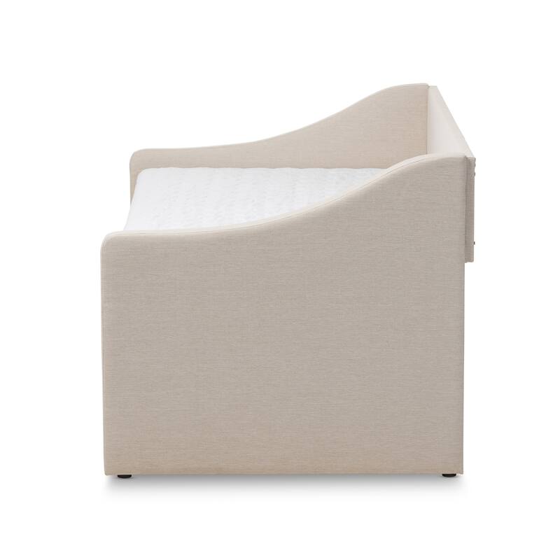 Baxton Studio Kallikrates Modern Daybed with Trundle Bed