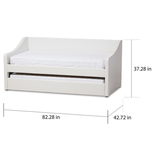 Baxton Studio Kallikrates Modern Daybed with Trundle Bed On Sale