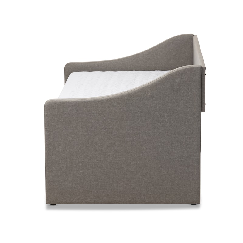 Baxton Studio Kallikrates Modern Daybed with Trundle Bed