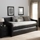 preview thumbnail 3 of 19, Baxton Studio Kallikrates Modern Daybed with Trundle Bed Black
