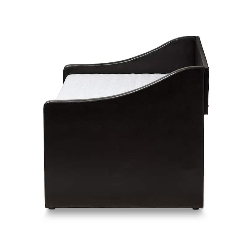 Baxton Studio Kallikrates Modern Daybed with Trundle Bed