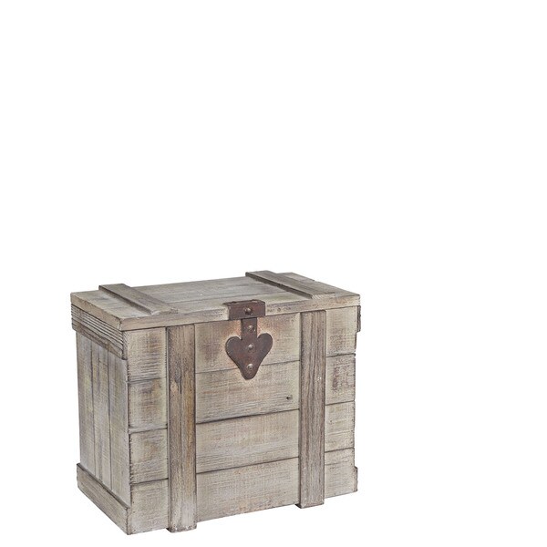 040071157920 UPC - Household Essentials Grey Wooden Small Home Chest ...