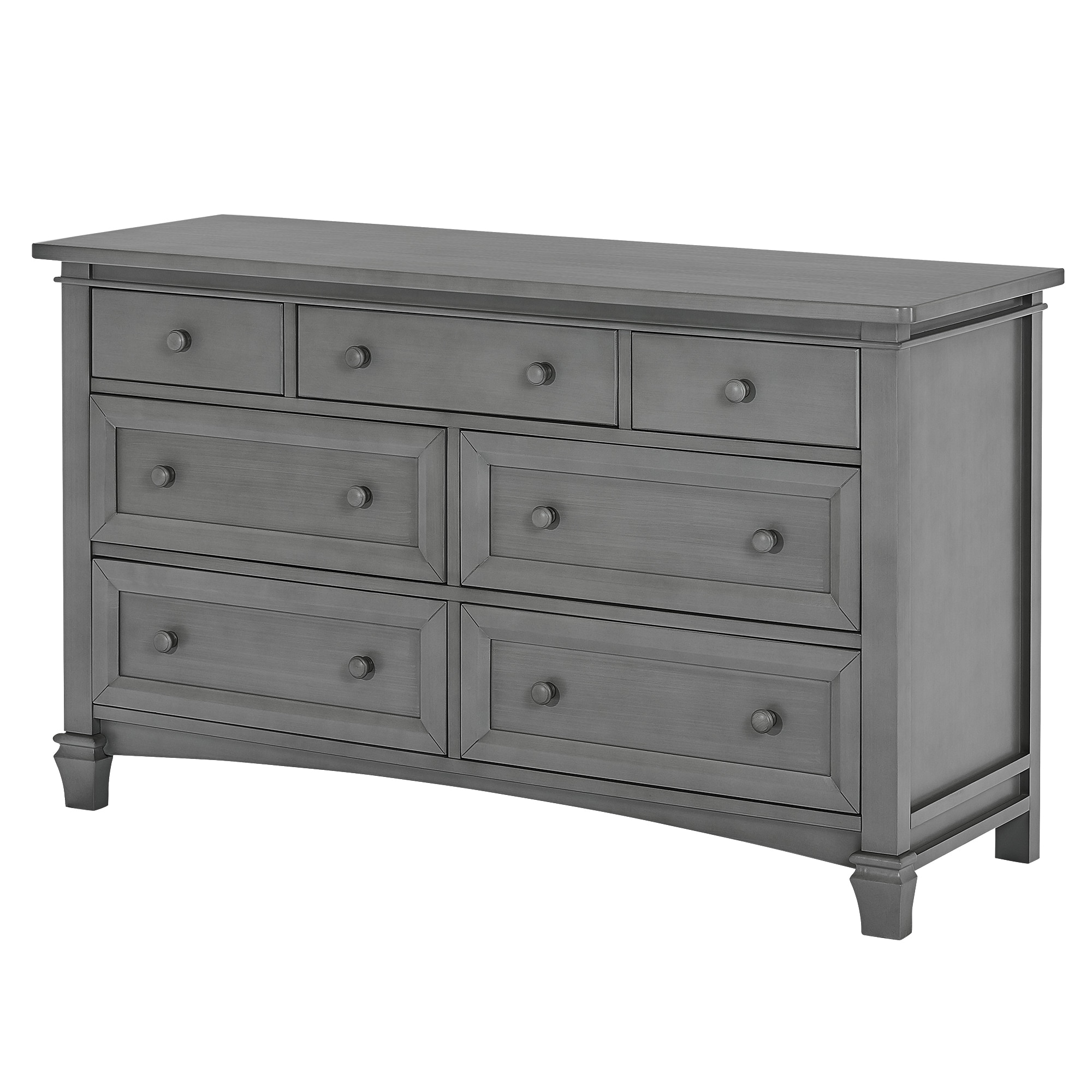 slim fit dress slacks Evolur Aurora 7 Drawer Double Dresser, Akoya Grey Pearl/Silver Mist & –  BAJE HOME main image 0