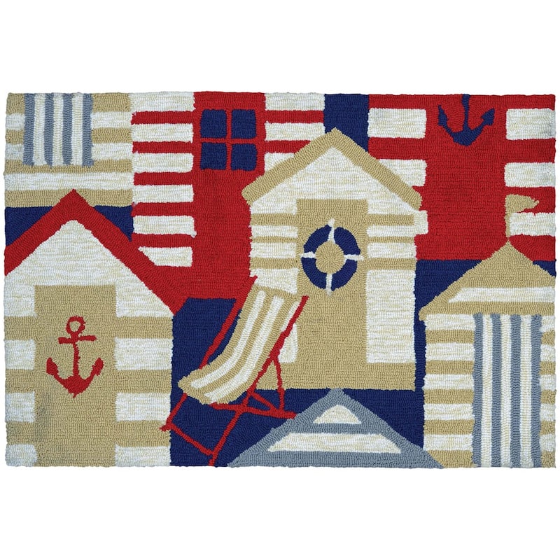 Couristan Covington Accents Cabana Indoor/Outdoor Rug Mat - 2' X 3'