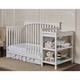 preview thumbnail 2 of 3, Dream On Me Chloe White 5-in-1 Convertible Crib with Changer