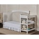 preview thumbnail 3 of 3, Dream On Me Chloe White 5-in-1 Convertible Crib with Changer