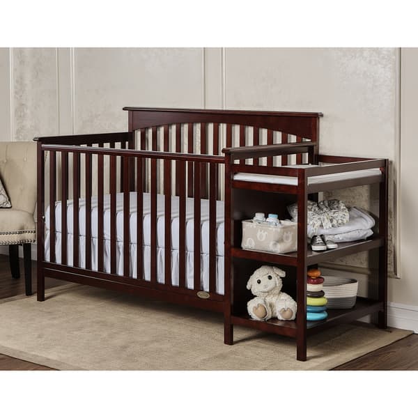 slide 2 of 5, Dream On Me Chloe 5 in 1 Convertible Crib with Changer