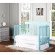 preview thumbnail 3 of 3, Dream On Me Alissa Aqua Sky 4-in-1 Convertible Crib - Blue