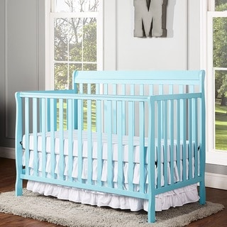 Dream On Me Alissa Aqua Sky 4-in-1 Convertible Crib - Blue