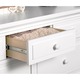 preview thumbnail 4 of 3, Evolur Parker White Wood Double Dresser