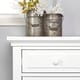 preview thumbnail 3 of 3, Evolur Parker White Wood Double Dresser