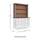 preview thumbnail 5 of 3, Evolur Julienne Dove Grey Hutch