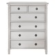preview thumbnail 2 of 1, Evolur Julienne Dove Gey 6-drawer Dressers