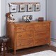 preview thumbnail 1 of 0, Evolur Julienne 6 Natural Wood Double Dresser