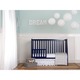 preview thumbnail 2 of 0, Dream On Me Universal Convertible Crib Toddler Guard Rail - Blue
