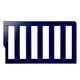 preview thumbnail 1 of 0, Dream On Me Universal Convertible Crib Toddler Guard Rail - Blue